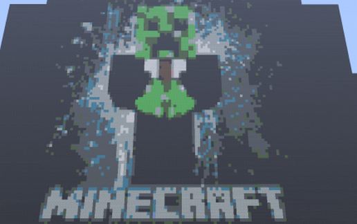 Minecraft Creeper Man schematic - building