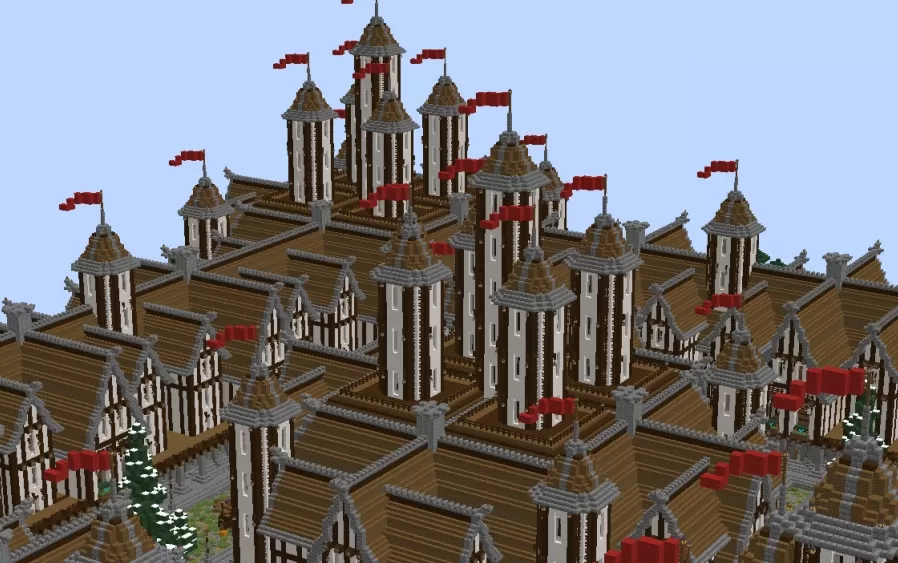 Medieval Spawn schematic - building