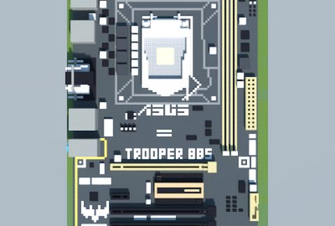 Intel B85 TROOPER (ASUS TUF Series) schematic - building