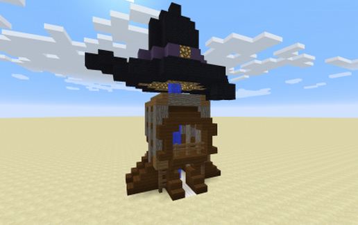 Witch Hat Tower schematic - building