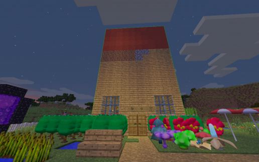 Pixelmon House final schematic - building