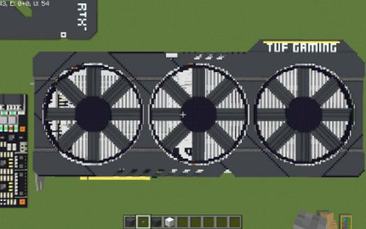 NVIDIA GeForce RTX 3080 TUF GAMING (ASUS TUF Series) schematic - building