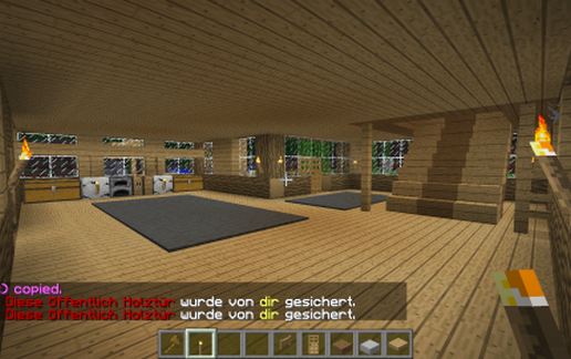 Dark wood house schematic - building