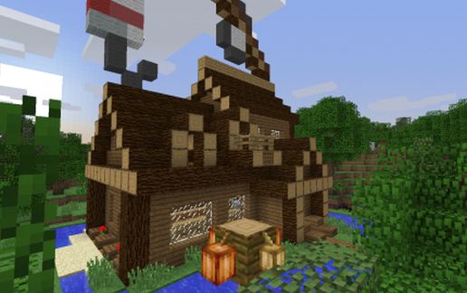 Fishing lodge schematic - building