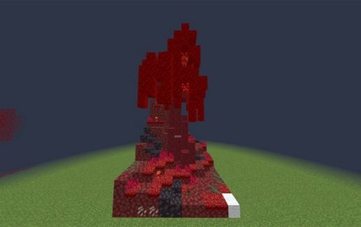 Karmesin Baum