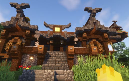 Jarl - Viking House / Maison de Jarl - Viking schematic - building