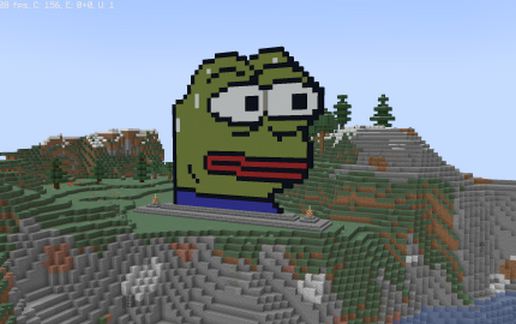 Pepe The Frog Pixel Art! schematic - building