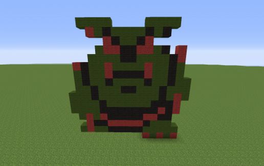 Moblin from Zelda 1 schematic - building