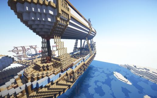 HUGE Airship schematic - building