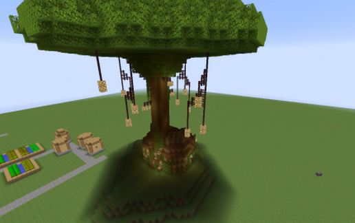 Bar below a Tree schematic - building