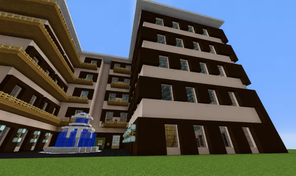 Modern Hotel schematic - building