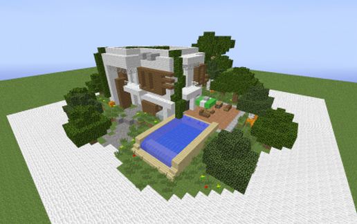 Luxury House #5 schematic - building