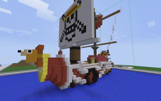 One Piece - Straw Hats Pirate Ship schematic - building
