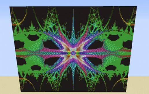 Freaky Eyes Fractal Pixel Art schematic - building