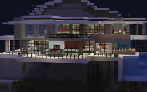 Modern Mountain Mansion 2.0 schematic - building