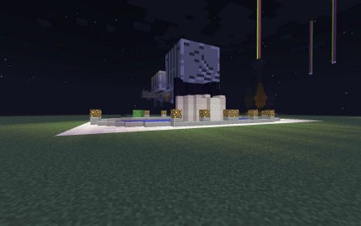 Ying yang fountain schematic - building