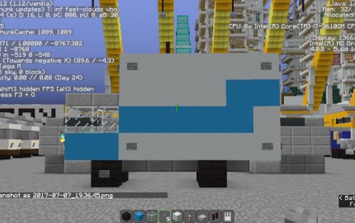 Container Van schematic - building