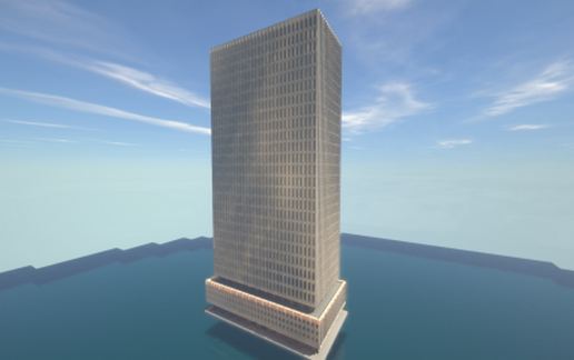 Skyscraper schematic - building