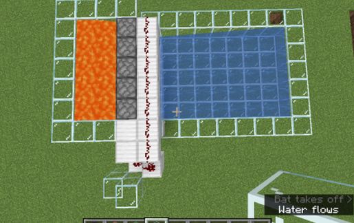 cobblestone generator schematic - building