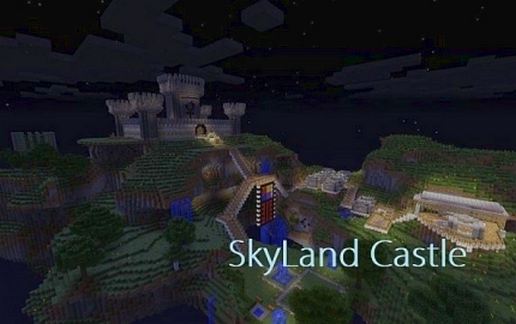 SkyLands Fortress and Small Village schematic - building