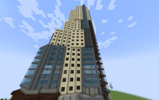 Big scyscraper schematic - building