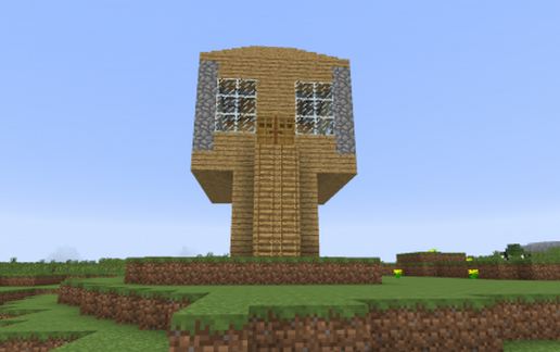 Skull House schematic - building