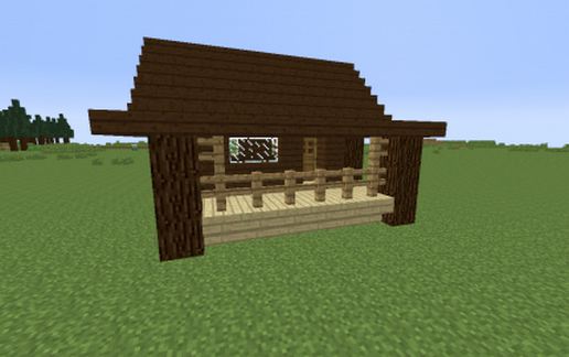 Small Survival Shack schematic - building
