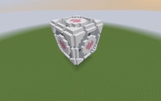 Companion Cube schematic - building