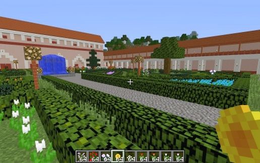 Roman garden schematic - building