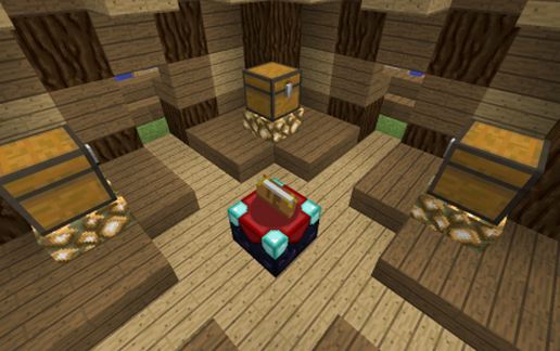 Medieval SkyWars Map schematic - building