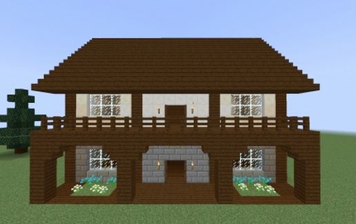Colonial House schematic - building