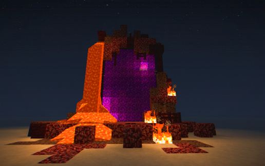 Giant Nether Portal schematic - building