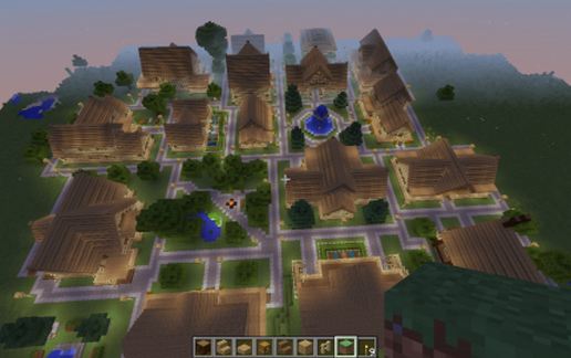 village schematic - building