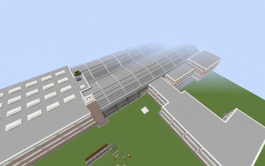 Splendor Lamp Plant (Gloeilampenfabrik) schematic - building
