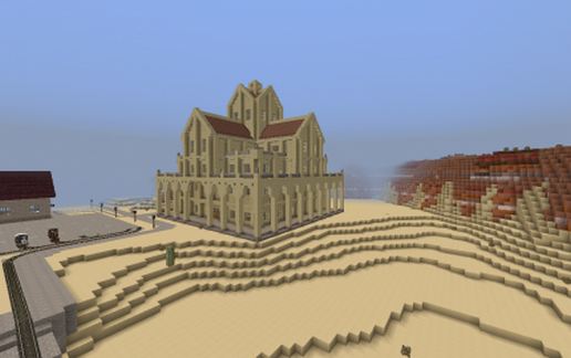 Sandstone Hotel schematic - building