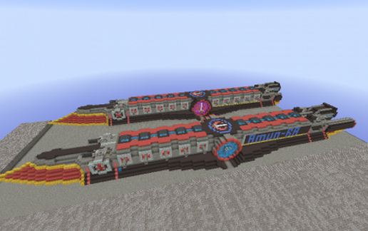 spaceship schematic - building