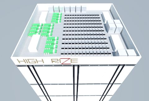 HIGH-RIZE Condominium schematic - building