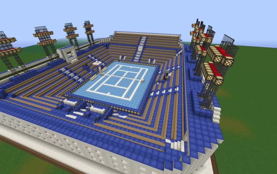Tennis Court schematic - building