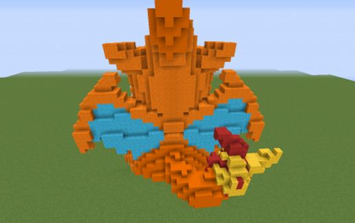 Pikachu in Charizard costume
