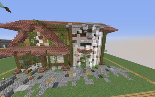 Rundown Mansion schematic - building