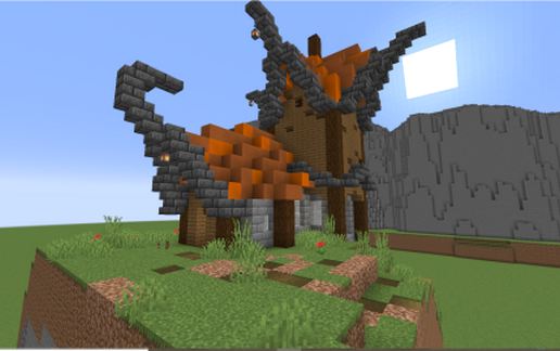 Fantasy house schematic - building