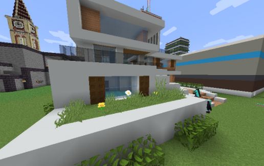 modern mansion schematic - building