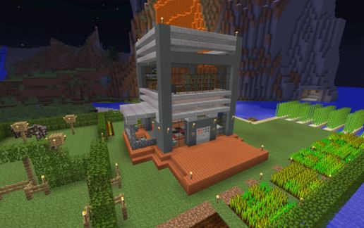 Simple Modern Home schematic - building