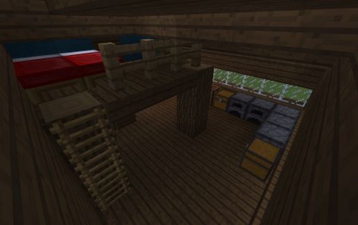 small survival house schematic - building