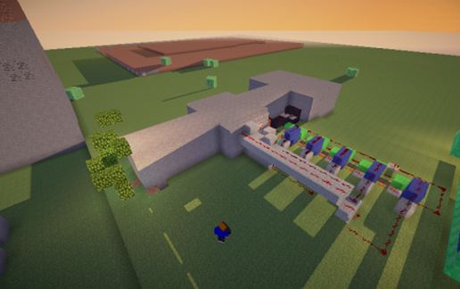 Code Door schematic - building