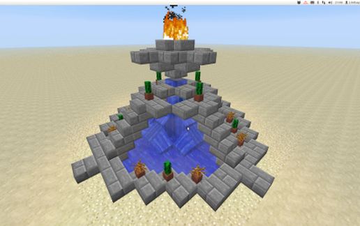 Cactus Fountain schematic - building