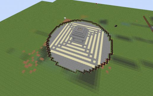 Small Circular Temple schematic - building