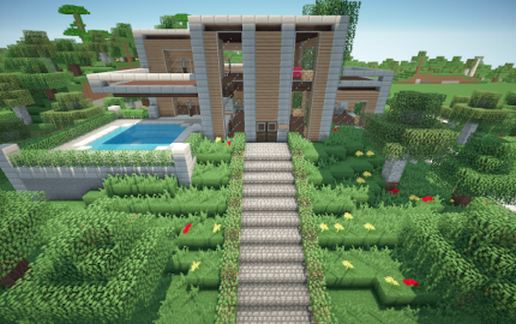 Einville Modern community [8 houses] schematic - building