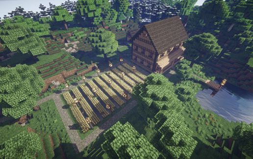 Lepelville 1.7.x (medieval town, castle, mansion, tower, village-in-a-hole, pvp arena and more!)