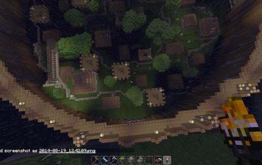 Huge Village MineCraft